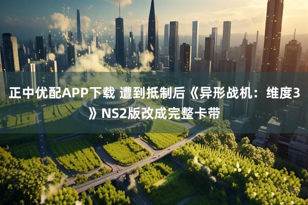正中优配APP下载 遭到抵制后《异形战机：维度3》NS2版改成完整卡带
